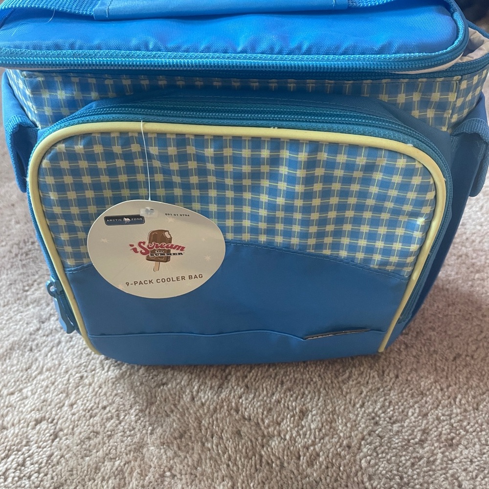 Blue Checkered NWT arctic Zone Cooler Bag